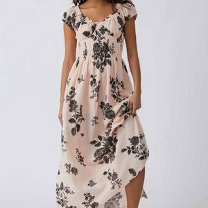 NWT Free People Pink Forget Me Not Maxi Dress